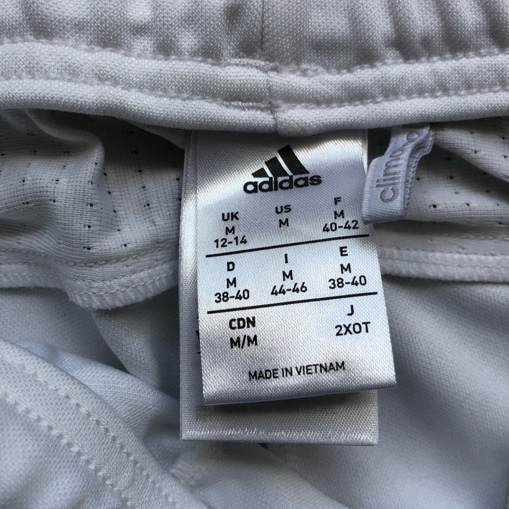 NWT White Track Pants with Black Stripes size Med.‎ Accepting Offers - Picture 5 of 7